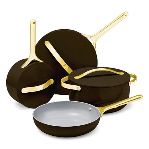 T-fal Signature Nonstick Cookware Set 12 Piece, Oven Broiler Safe 350F, Pots and Pans, Kitchen Cooking Set w/Fry Pans, Saucepans, Saute Pan, Dutch Oven, Griddle, Kitchen, Home, Dis