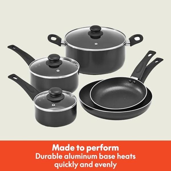 Gotham Steel 20 Piece Pots and Pans Set Nonstick Cookware Set, Pot and Pan Set, Kitchen Cookware Sets, Ceramic Cookware Set, Ceramic Pots and Pans Set, Pot Set, Dishwasher Safe, Aq
