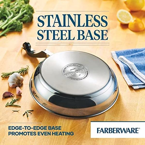 All-Clad HA1 Hard Anodized Nonstick Pots and Pans Set Non Stick Cookware Sets, Oven Broiler Safe 500F, Black