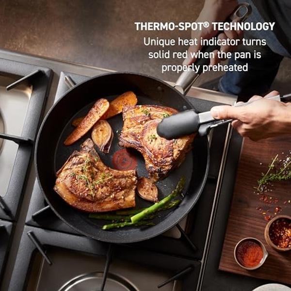 GreenPan Treviso 10 Piece Cookware Set, Non-Toxic PFAS-Free Stainless Steel Ceramic Nonstick Coating, Induction Suitable, Pots, Pans Lids, Sauté & Saucepans, Multi Clad, Dishwasher