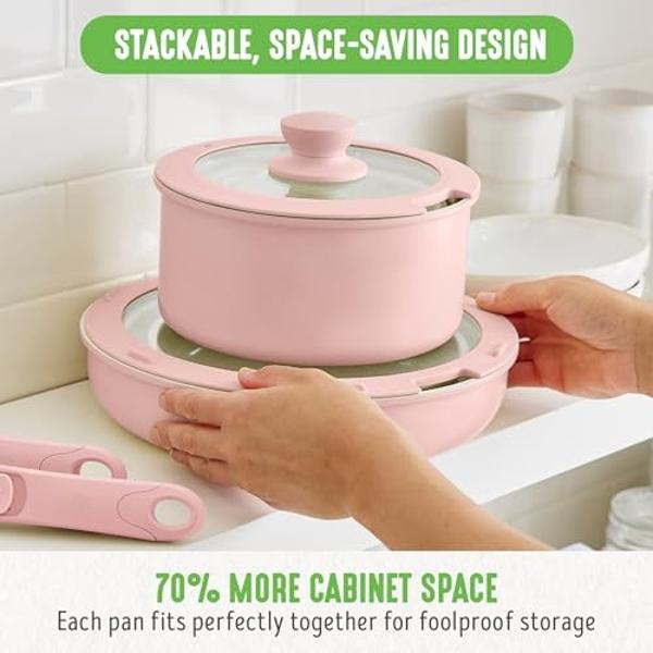 Cooks Standard Kitchen Cookware Sets Stainless Steel, Professional Pots and Pans Include Saucepan, Sauté Pan, Stockpot with Lids, 8-Piece, Silver