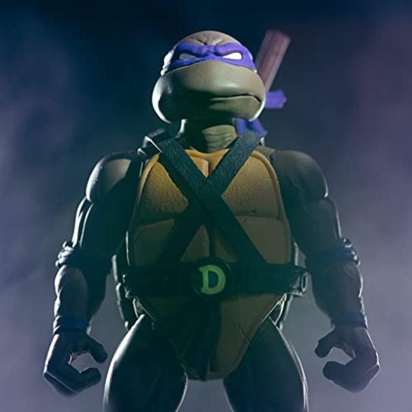 Super7 ULTIMATES! Teenage Mutant Ninja Turtles Donatello - 7" TMNT Action Figure with Accessories Classic Cartoon Collectibles and Retro Toys