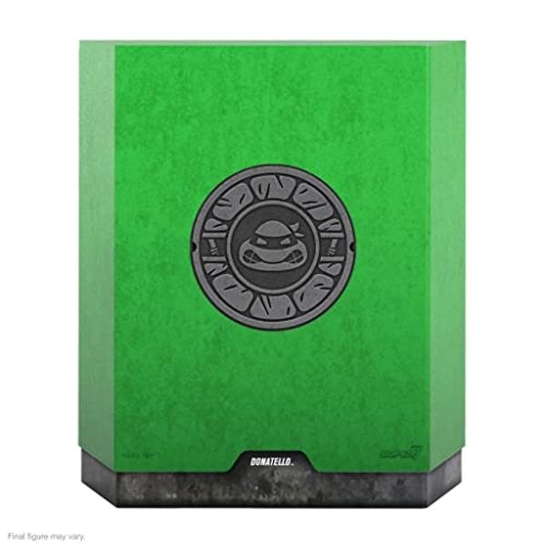 Super7 ULTIMATES! Teenage Mutant Ninja Turtles Donatello - 7" TMNT Action Figure with Accessories Classic Cartoon Collectibles and Retro Toys