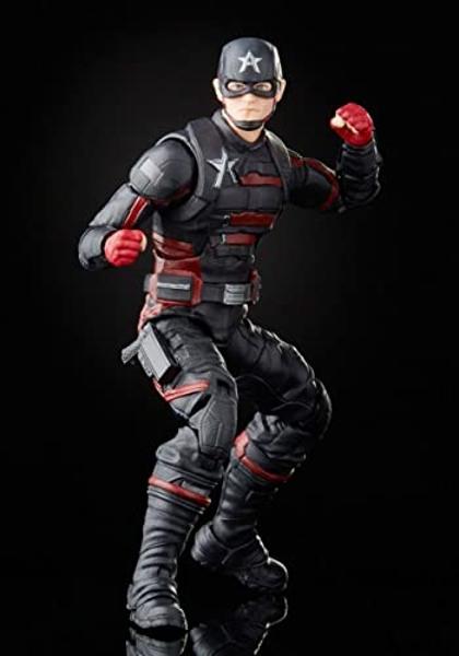 Marvel Legends Series Avengers 6-Inch Action Figure Toy U.S. Agent and 2 Accessories, for Kids Ages 4 and Up