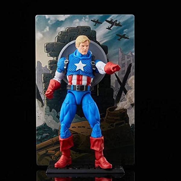 Marvel Legends Series 20th Anniversary Series 1 Captain America 15 cm Collectable Action Figure with 14 Accessories