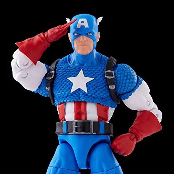 Marvel Legends Series 20th Anniversary Series 1 Captain America 15 cm Collectable Action Figure with 14 Accessories