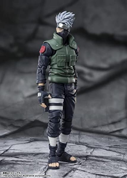 TAMASHII NATIONS - Naruto Shippuden - Kakashi Hatake (The famed Sharingan Hero), Bandai Spirits S.H.Figuarts Action Figure