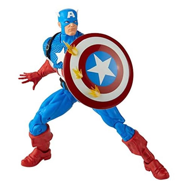 Marvel Legends Series 20th Anniversary Series 1 Captain America 15 cm Collectable Action Figure with 14 Accessories