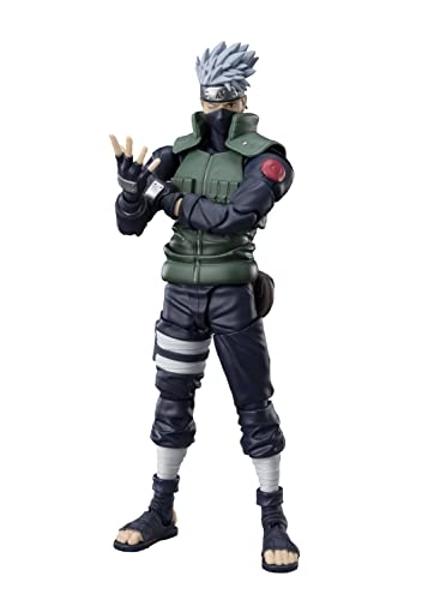 TAMASHII NATIONS - Naruto Shippuden - Kakashi Hatake (The famed Sharingan Hero), Bandai Spirits S.H.Figuarts Action Figure