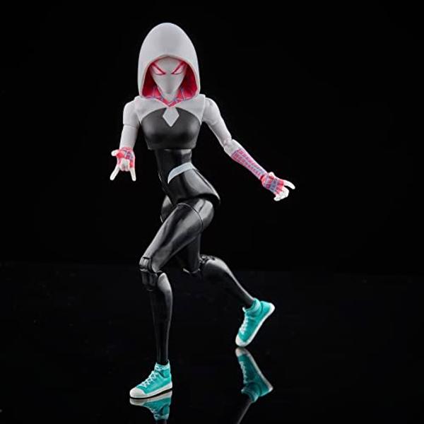 Marvel Legends Series Spider-Man: Across The Spider-Verse Spider-Gwen 6-inch Action Figure Toy, 4 Accessories