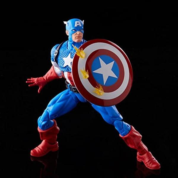 Marvel Legends Series 20th Anniversary Series 1 Captain America 15 cm Collectable Action Figure with 14 Accessories