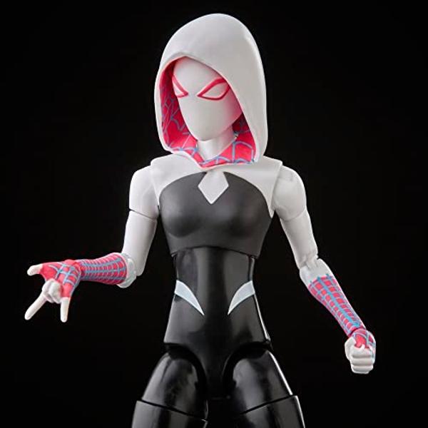 Marvel Legends Series Spider-Man: Across The Spider-Verse Spider-Gwen 6-inch Action Figure Toy, 4 Accessories