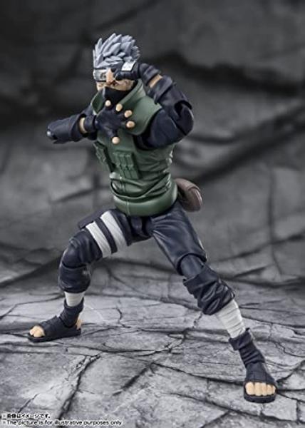 TAMASHII NATIONS - Naruto Shippuden - Kakashi Hatake (The famed Sharingan Hero), Bandai Spirits S.H.Figuarts Action Figure