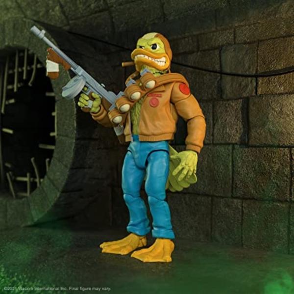 Super7 ULTIMATES! Teenage Mutant Ninja Turtles Ace Duck - 7" TMNT Action Figure with Accessories Classic Cartoon Collectibles and Retro Toys