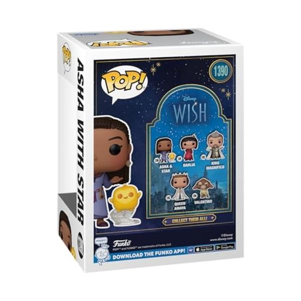 Funko POP! & Buddy: Disney Wish - Asha with Star - Collectable Vinyl Figure - Gift Idea - Official Merchandise - for Kids & Adults - Movies Fans - Model Figure for Collectors and D