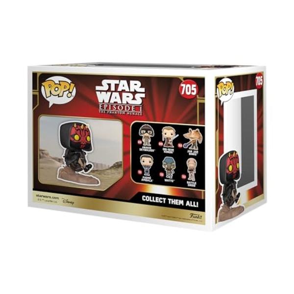 Funko Pop! Rides Deluxe: Star Wars Episode 1 - The Phantom Menace 25th Anniversary, Darth Maul on Bloodfin Speeder