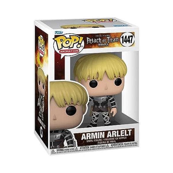 Funko POP! Animation: Attack on Titan - Armin Arlert - 1/6 Odds for Rare Chase Variant - Collectable Vinyl Figure - Gift Idea - Official Merchandise - for Kids & Adults - Anime Fan