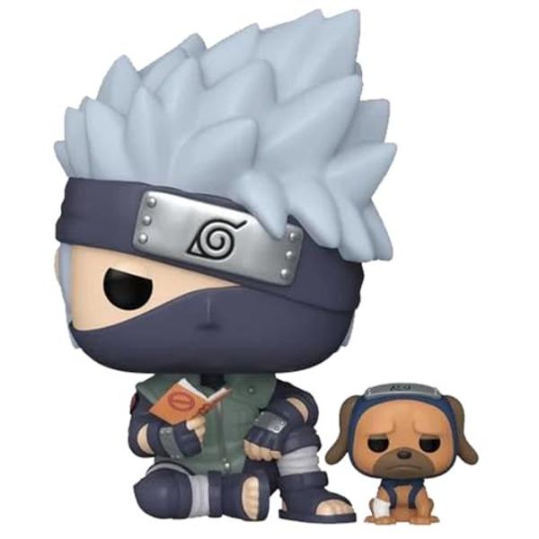 Funko Pop Naruto Shippuden: Naruto Uzumaki Kurama Link Mode Figure Special Edition Multicolor Exclusive (Kakashi with Pakkun)