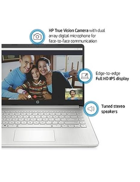 HP 14" FHD Laptop , AMD Ryzen 3-3250, 4GB RAM, 128GB SSD, Silver, Windows 11 (S mode)