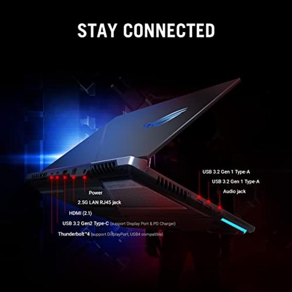 ASUS ROG Strix Scar 15 Gaming Laptop, 15.6” 240Hz IPS QHD Display, NVIDIA GeForce RTX 3070 Ti, Intel Core i9 12900H, 16GB DDR5, 1TB SSD, Per-Key RGB Keyboard, Windows 11 Home, G533