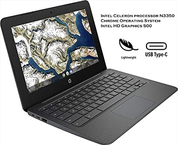 HP - 11.6" Chromebook - Intel Celeron - 4GB Memory - 32GB eMMC Flash Memory - Ash Gray