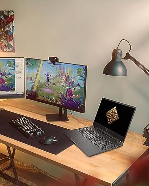 HP Victus 15.6" Gaming Laptop PC, NVIDIA GeForce RTX 3050 Ti, AMD Ryzen 7 5800H, Refined 1080p IPS Display, Compact Design, All-in-One Keyboard with Enlarged Touchpad, HD Webcam (1