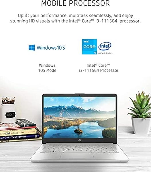 HP 14" HD Touch-Screen Laptop, 11th Gen Intel Core i3-1115G4 3.0H, 8GB RAM, 256GB SSD, WiFi 5, Webcam, Windows 10