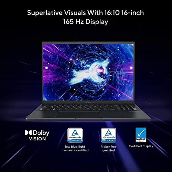 ASUS Zenbook Pro 16 Laptop 16" 165Hz Refresh Rate Display, Intel i7-12650H CPU, DialPad, NVidia GeForce RTX 3070 Ti Graphics, 32GB RAM, 1TB SSD, Windows 11 Home, Tech Black, UX6601