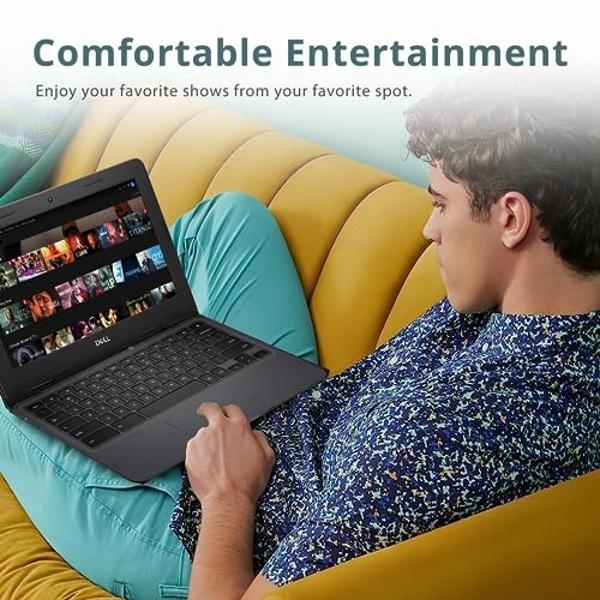 Dell Chromebook 11 3000 3100 11.6" Chromebook - HD - 1366 x 768 - Intel Celeron N4020 Dual-core (2 Core) - 4 GB RAM - 16 GB Flash Memory - Chrome OS - English (US) Keyboard - 14 Ho