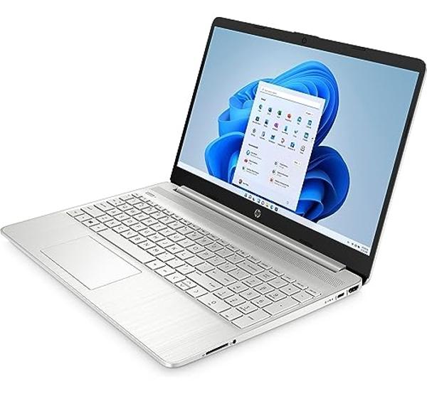 2022 HP Laptop 15-DY2702DX 15.6-inch HD Touchscreen Laptop Intel Core i3-1115G4, Intel UHD Graphics 8GB DDR4 RAM 256GB SSD Storage, Windows 11 Home, Natural Silver (Renewed)