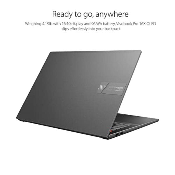 ASUS VivoBook Pro 15X Laptop, 144Hz 15.6” FHD Display, AMD Ryzen 9 6900HX Mobile CPU, NVIDIA GeForce RTX 3070 GPU, 32GB DDR5 RAM, 1TB PCIe SSD, Windows 11 Home, 0°Black, M6501RR-DB
