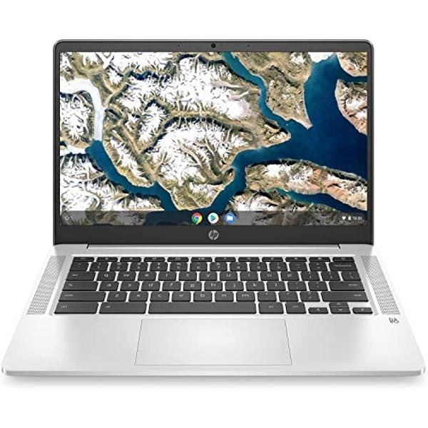 HP Chromebook 14a-na0052tg 14-inch HD Laptop PC Intel Celeron N4120 UHD Graphics 600 4GB RAM 64GB eMMC Thin Computer Notebook w/ WiFi & Bluetooth Webcam USB-C Google Chrome OS Mine