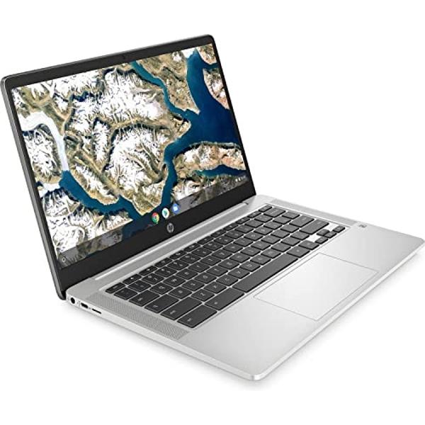 HP Chromebook 14a-na0052tg 14-inch HD Laptop PC Intel Celeron N4120 UHD Graphics 600 4GB RAM 64GB eMMC Thin Computer Notebook w/ WiFi & Bluetooth Webcam USB-C Google Chrome OS Mine