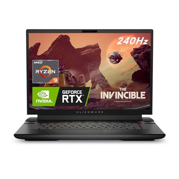 Alienware m16 Gaming Laptop - 16-inch QHD+ 240Hz 3ms Display, AMD Ryzen 9-7845HX, 16GB DDR5 RAM, 1TB SSD, NVIDIA GeForce RTX 4080 12GB GDDR6, Windows 11 Home, Onsite Service - Dark