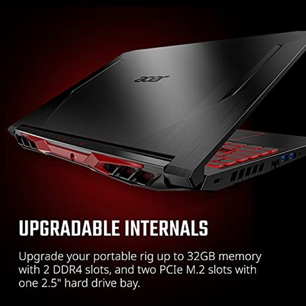 Acer Nitro 5 AN515-55-53E5 Gaming Laptop | Intel Core i5-10300H | NVIDIA GeForce RTX 3050 GPU | 15.6" FHD 144Hz IPS Display | 8GB DDR4 | 256GB NVMe SSD | Intel Wi-Fi 6 | Backlit Ke
