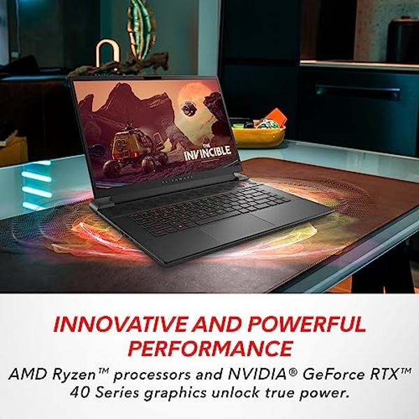 Alienware m16 Gaming Laptop - 16-inch QHD+ 240Hz 3ms Display, AMD Ryzen 9-7845HX, 16GB DDR5 RAM, 1TB SSD, NVIDIA GeForce RTX 4080 12GB GDDR6, Windows 11 Home, Onsite Service - Dark