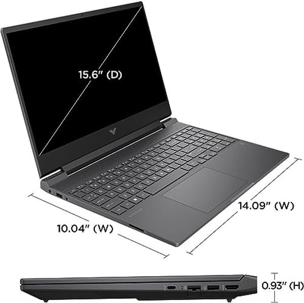 HP Victus Gaming Laptop 2024 Newest, 15.6" FHD Display, AMD Ryzen 5 7535HS, NVIDIA GeForce RTX 2050 Graphics, 16GB DDR5 RAM, 512GB SSD, Wifi6, Backlit Keyboard, Windows 11 Home, wi