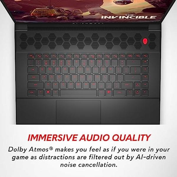 Alienware m16 Gaming Laptop - 16-inch QHD+ 240Hz 3ms Display, AMD Ryzen 9-7845HX, 16GB DDR5 RAM, 1TB SSD, NVIDIA GeForce RTX 4080 12GB GDDR6, Windows 11 Home, Onsite Service - Dark