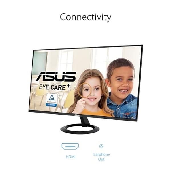 ASUS TUF Gaming VG279Q1A 27” Gaming Monitor, 1080P Full HD, 165Hz (Supports 144Hz), IPS, 1ms, Adaptive-sync/FreeSync Premium, Extreme Low Motion Blur, Eye Care, HDMI DisplayPort,BL