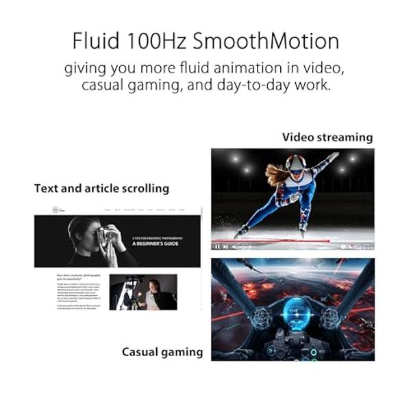 ASUS TUF Gaming VG279Q1A 27” Gaming Monitor, 1080P Full HD, 165Hz (Supports 144Hz), IPS, 1ms, Adaptive-sync/FreeSync Premium, Extreme Low Motion Blur, Eye Care, HDMI DisplayPort,BL