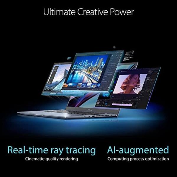 ASUS Zenbook Pro 16 Laptop 16" 165Hz Refresh Rate Display, Intel i7-12650H CPU, DialPad, NVidia GeForce RTX 3070 Ti Graphics, 32GB RAM, 1TB SSD, Windows 11 Home, Tech Black, UX6601