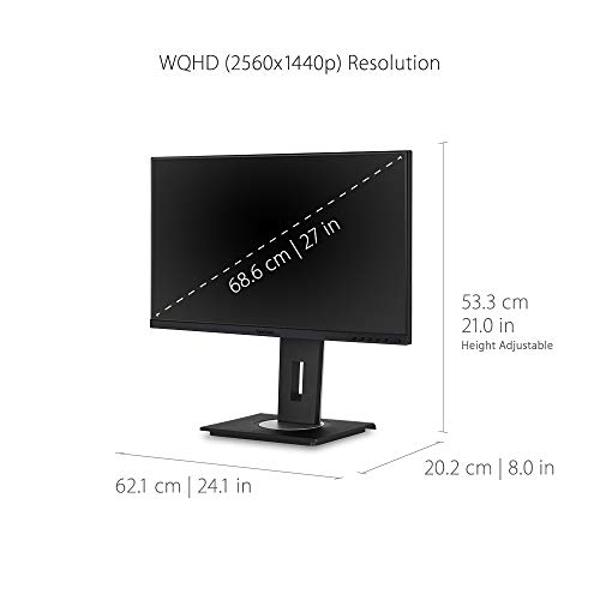 LG UltraWide QHD 34-Inch Curved Computer Monitor 34WQ73A-B, IPS with HDR 10 Compatibility, Built-In-KVM, and USB Type-C, Black