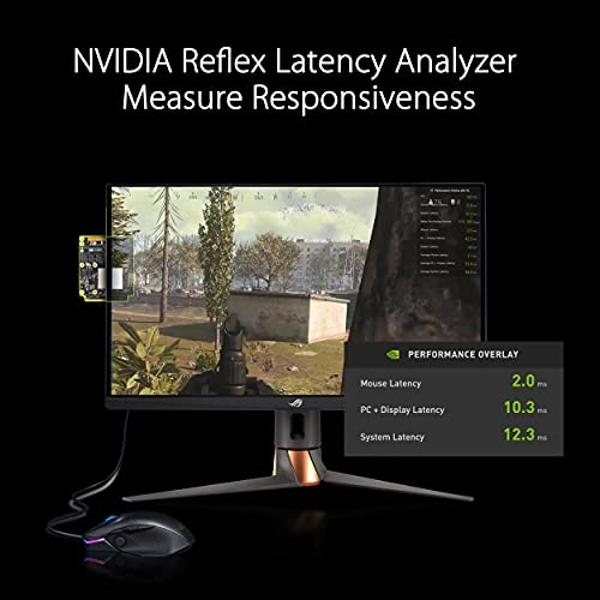 ASUS Republic of Gamers Swift PG279QM 27" 16:9 G-SYNC 240 Hz QHD HDR IPS Gaming Monitor .