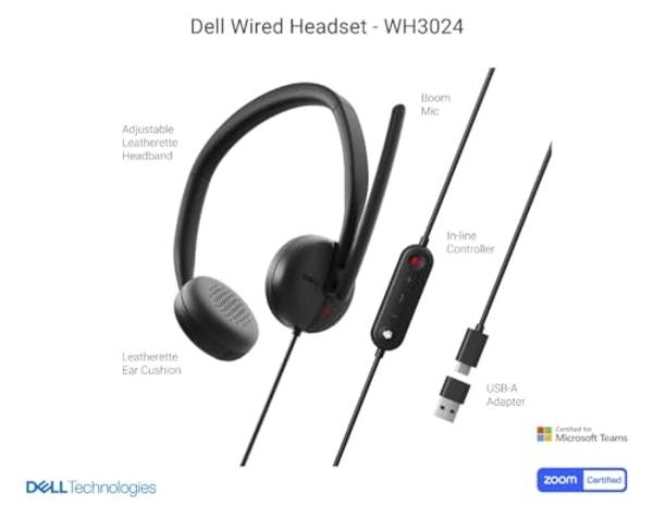 dell WH3024 Wired Headset