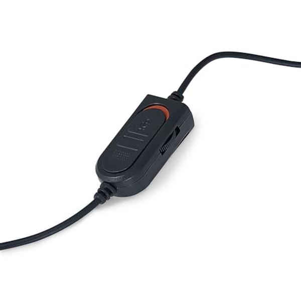 Verbatim Mono 3.5mm Headset with Microphone and in-Line Remote,Black