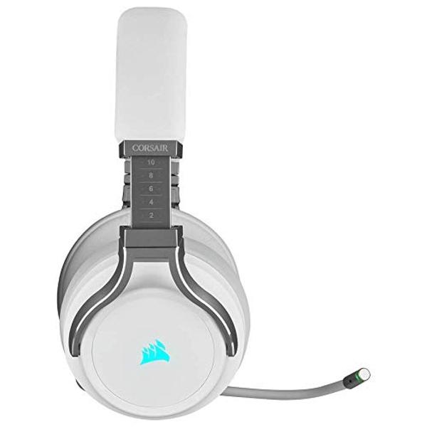 Corsair Virtuoso RGB Wireless Gaming Headset - High-Fidelity 7.1 Surround Sound w/Broadcast Quality Microphone - Memory Foam Earcups - 20 Hour Battery Life - Works with PC, PS5, PS