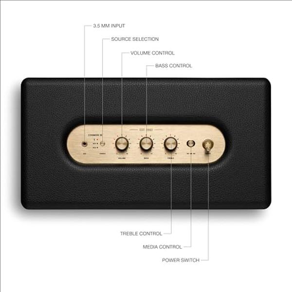 Marshall Stanmore III Bluetooth Wireless Speaker,Black