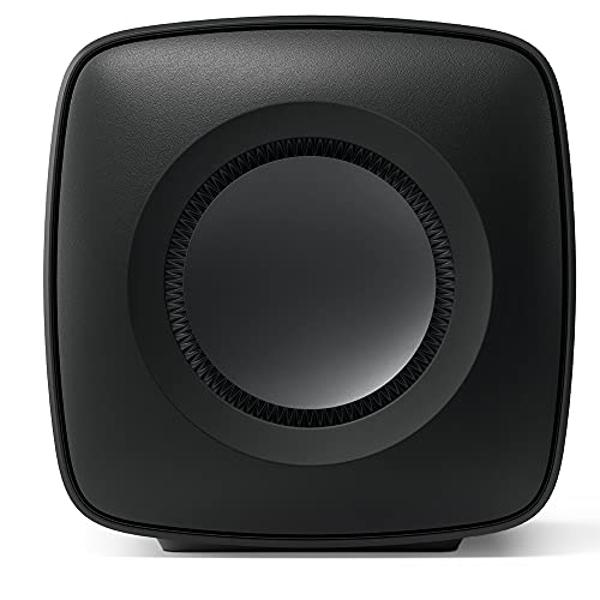KEF KC62 6.5 Inch 1000W Compact Powered Subwoofer (Black)