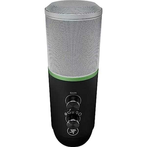 Mackie Carbon Premium USB Condenser Microphone for Content Creation, Live Streaming and Mobile Recording