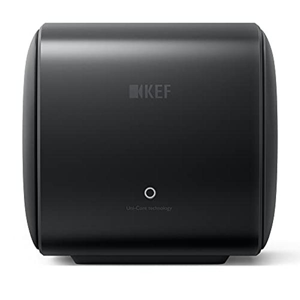 KEF KC62 6.5 Inch 1000W Compact Powered Subwoofer (Black)